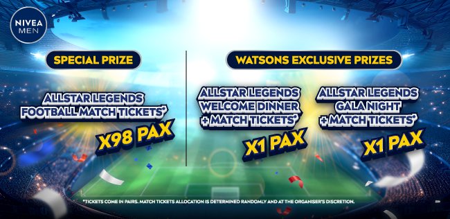 Special Prize & Watsons Exclusive Prizes